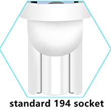 194 Bola Lampu LED Otomotif 6500K Wedge T10 SMD 5050 Chips 4