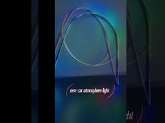 DC5V-12V Mobil Interior Symphony mengejar RGB LED Acrylic Strip Lampu Dekorasi Neon Atmosphere APP