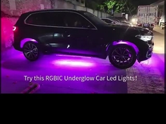 APP/Remote Control Car Underflow Light Kit RGB Underbody Underflow Atmosfer Mobil Fleksibel Di Bawah Glo