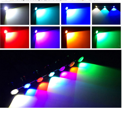 Lampu Depan LED Sepeda Motor 12v Daya Tinggi 23MM-4014 Lensa Sorot Lampu Led Mata Elang