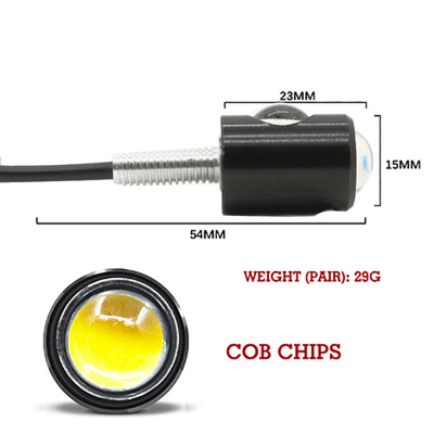 Eagle Eye Lens Screw Reversing Motorcycle LED Headlights / Led Tail Lights