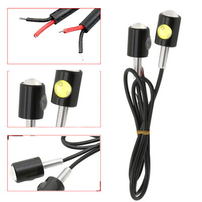 Eagle Eye Lens Screw Reversing Motorcycle LED Headlights / Led Tail Lights