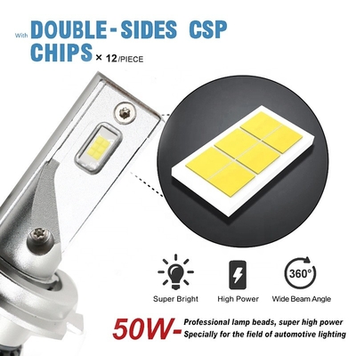 lampu mobil led lampu kabut H7 3570 50W lampu mobil lampu daytime running lights gaya baru np300 bulb