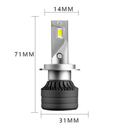 lampu mobil led lampu kabut H7 3570 50W lampu mobil lampu daytime running lights gaya baru np300 bulb