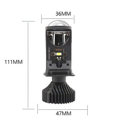Lampu Depan Mobil H4 YD6 6000K Sepeda Motor Lampu LED Lampu Depan Mobil Lampu Kabut Depan Lampu Dimodifikasi Bohlam LED 12V