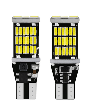 Universal Car Led Tail Light Dan Turn Signal bulbT15 4014 45smd 12-24V