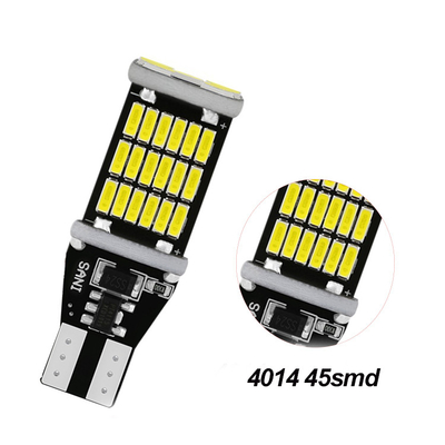 Universal Car Led Tail Light Dan Turn Signal bulbT15 4014 45smd 12-24V