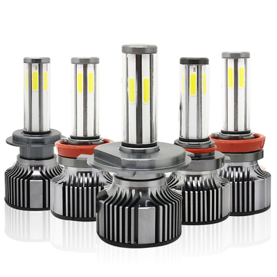 N6 Cars H4 Led Headlight 6 Side Highlight Dimodifikasi Bohlam Lampu H11