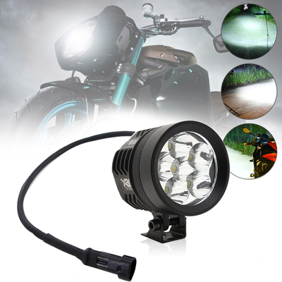 lampu depan sepeda motor led L4X L6X 40W lampu kendaraan listrik 4-manik lampu depan lampu sorot mobil