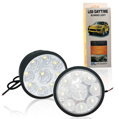 12V 5050 Mengemudi Lampu Kabut Mobil Led Bulb Round Led Daytime Running Light
