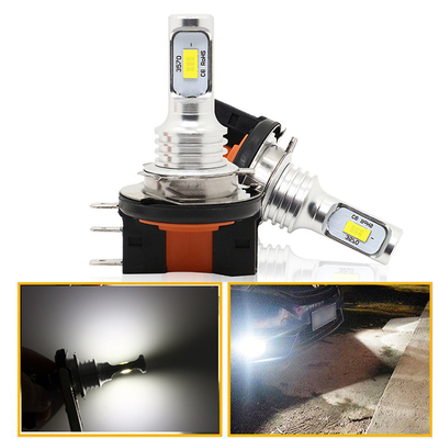Luces Para Carros H15 Otomotif Lampu Depan LED DRL Lampu Halogen Lampu Depan