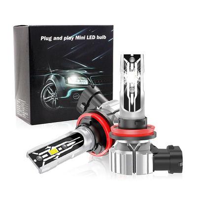 Lensa Proyektor Bi Lampu Depan Mobil LED Bohlam 360 Derajat H7 H11 H9 9005 9006 9012