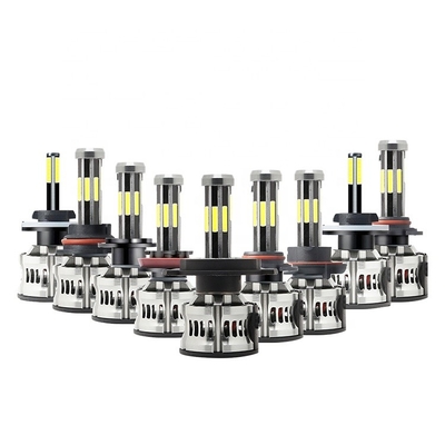 8 Sisi H1 H3 H4 H7 9005 9006 Lampu LED Otomotif 6000K 360 Canbus