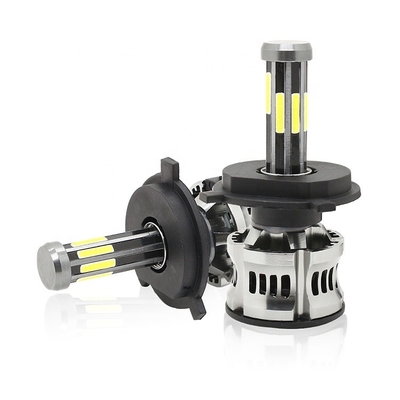8 Sisi H1 H3 H4 H7 9005 9006 Lampu LED Otomotif 6000K 360 Canbus