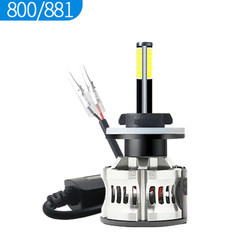 8 Sisi H1 H3 H4 H7 9005 9006 Lampu LED Otomotif 6000K 360 Canbus