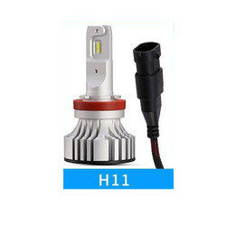 F2 H4 H7 9005 9006 Otomotif Lampu Depan LED Lampu Depan Tanpa Kipas Lampu Kabut
