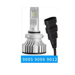 F2 H4 H7 9005 9006 Otomotif Lampu Depan LED Lampu Depan Tanpa Kipas Lampu Kabut