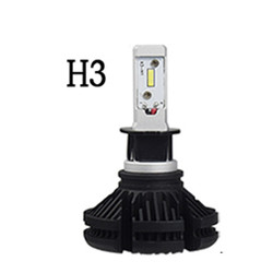 X3 Otomotif Lampu LED Lampu Kabut Tanpa Kipas H4 H7 H11 9005 9006