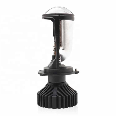Y6 Mini H4 Bi LED Bohlam Lampu Mobil Sistem Pencahayaan Otomatis Lensa Proyektor