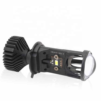 Y6 Mini H4 Bi LED Bohlam Lampu Mobil Sistem Pencahayaan Otomatis Lensa Proyektor