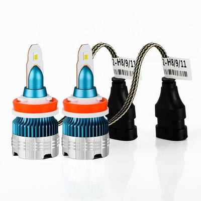 H1 H3 H4 H7 H8 H11 9005 9006 Bohlam Lampu Mobil LED MI2 Cahaya putih