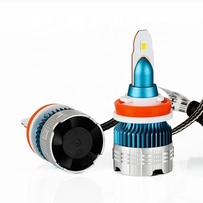 H1 H3 H4 H7 H8 H11 9005 9006 Bohlam Lampu Mobil LED MI2 Cahaya putih