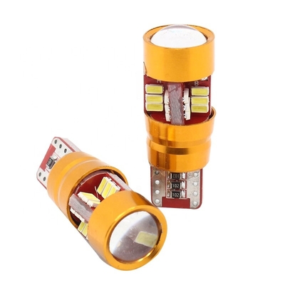 12V Canbus T10 3014 27SMD Bola Lampu Mobil LED Untuk Truk Dome Reading Parking Reserve Light