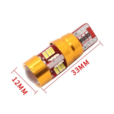 12V Canbus T10 3014 27SMD Bola Lampu Mobil LED Untuk Truk Dome Reading Parking Reserve Light