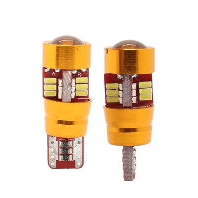 12V Canbus T10 3014 27SMD Bola Lampu Mobil LED Untuk Truk Dome Reading Parking Reserve Light