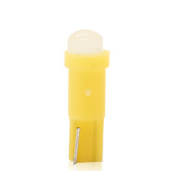 12v lampu indikator led untuk mobil T5 COB 1SMD 3D Merah/Hijau/Kuning/Biru/Putih LED