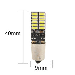 BA9S 4014 24SMD Otomotif Lampu LED Lebar Lampu Indikator Led 12V