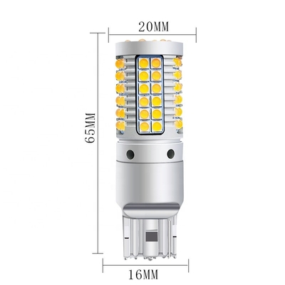 69smd Ba15s Auto Led Turn Signal Lights 23w Canbus 7440 3030