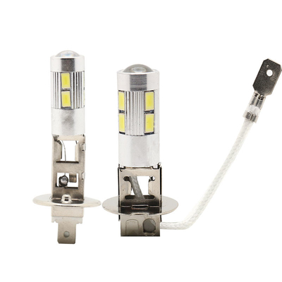 Lampu Kabut Mobil H1 5630 10SMD Smd Fog Driving H3 Led Fog Light Bulb 12V