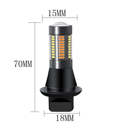 T20 CANUBS LED Brake Turn Signal Lights 7440 4014 66SMD Led Daytime Running Lights