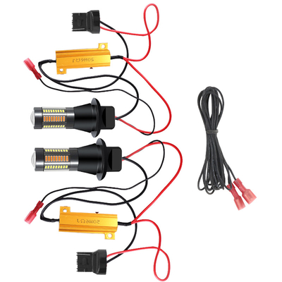 T20 CANUBS LED Brake Turn Signal Lights 7440 4014 66SMD Led Daytime Running Lights