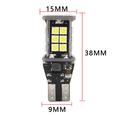 T15 3030 24SMD Canbus LED Headlight 12V Sorot Membalikkan Lampu Sudut Mobil