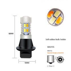 5630 20SMD Led Turn Signal Bulbs Warna Ganda 7440 T20 BA15S 1156 BAU15S
