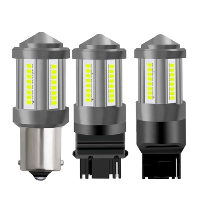 7440 LED Rem Lampu Sein 1156 BA15S BAY15S 2016 40SMD Tidak Ada Kesalahan Drl 12 V Jam Alarm