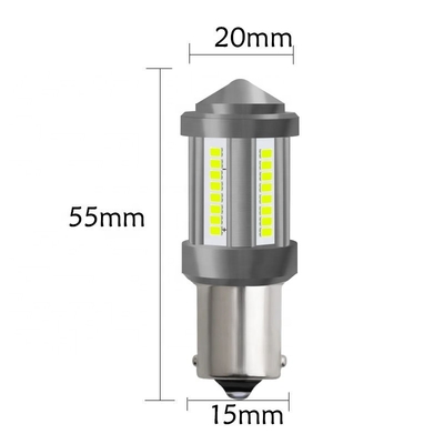 7440 LED Rem Lampu Sein 1156 BA15S BAY15S 2016 40SMD Tidak Ada Kesalahan Drl 12 V Jam Alarm