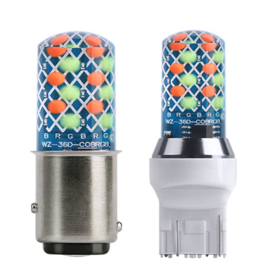 Membalikkan Universal Auto Led Headlight Bulbs Penggantian Sinyal Giliran Tahan Air