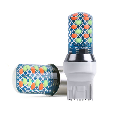 Membalikkan Universal Auto Led Headlight Bulbs Penggantian Sinyal Giliran Tahan Air