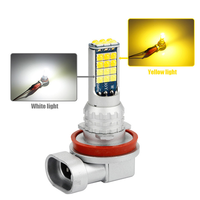 Lampu Kabut Mobil Universal Daya Tinggi Dua Warna Cahaya H11 9006 881 H3 H8 H7 3030