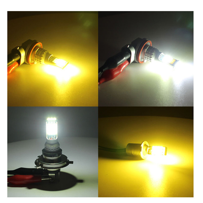 Lampu Kabut Mobil Universal Daya Tinggi Dua Warna Cahaya H11 9006 881 H3 H8 H7 3030