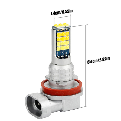 Lampu Kabut Mobil Universal Daya Tinggi Dua Warna Cahaya H11 9006 881 H3 H8 H7 3030