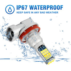 Lampu Kabut Mobil Universal Daya Tinggi Dua Warna Cahaya H11 9006 881 H3 H8 H7 3030