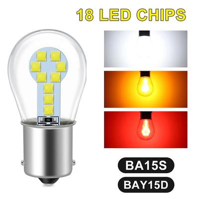 1156 BA15S LED 1157 BAY15D LED Brake Turn Signal Lights Single / Dual Contact Bayonet