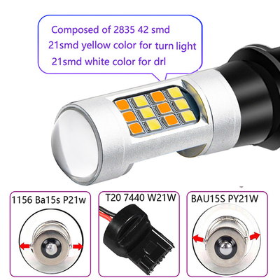Canbus Super Bright 12V LED Brake Turn Signal Lights Lampu Plat Nomor T20 Bulbs