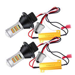 Canbus Super Bright 12V LED Brake Turn Signal Lights Lampu Plat Nomor T20 Bulbs