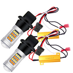 Canbus Super Bright 12V LED Brake Turn Signal Lights Lampu Plat Nomor T20 Bulbs