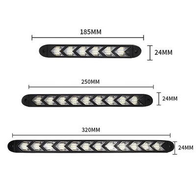 Waterproof Arrow LED Day Time Running Light DC 12V Sequential Led Turn Signal 8000K